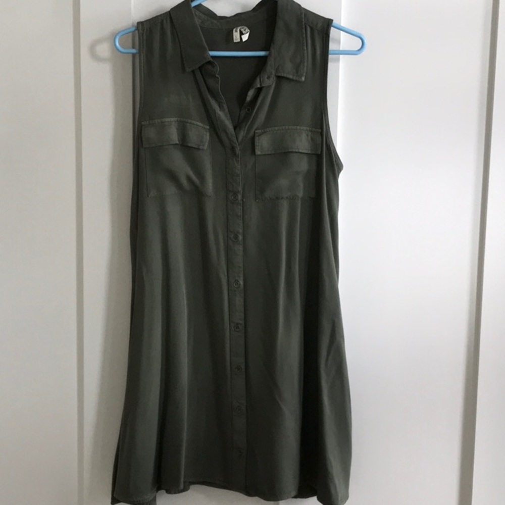 Mudd olive green  swing dress